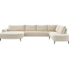 Sale Hoekbank rechts Davanti HR-zitting beige Hoekbank
