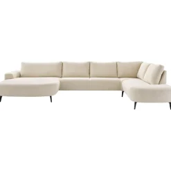 Sale Hoekbank rechts Davanti HR-zitting beige Hoekbank