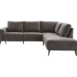 Clearance Hoekbank rechts Davanti pocket HR koudschuim donkergrijs Hoekbank