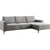 Best Hoekbank rechts Fabria grijs basic comfort Hoekbank