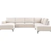 New Hoekbank rechts Fabria groot beige basic comfort Hoekbank