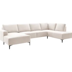 New Hoekbank rechts Fabria groot beige basic comfort Hoekbank