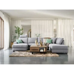 Clearance Hoekbank rechts Florance polyether grijs Hoekbank