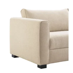 Hoekbank rechts Licato naturel relaxfunctie premium comfort Hoekbank
