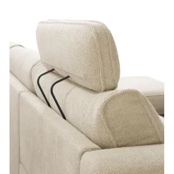 Hoekbank rechts Licato naturel relaxfunctie premium comfort Hoekbank