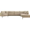 Discount Hoekbank rechts Linoza taupe supreme comfort Hoekbank