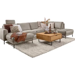 Online Hoekbank rechts Moscato traagschuim beige relaxfunctie Hoekbank