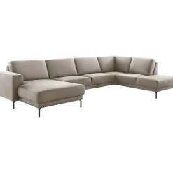 Online Hoekbank rechts Moscato traagschuim beige relaxfunctie Hoekbank