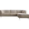 Discount Hoekbank rechts Pantini taupe supreme comfort Hoekbank