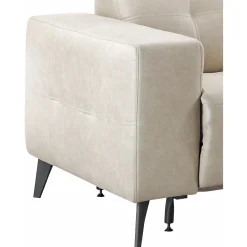 Best Hoekbank rechts Piorino pocketvering lichtgrijs relaxfunctie Hoekbank
