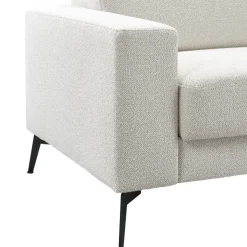 Clearance Hoekbank Tusari HR-schuim zitting beige verstelbare zitdiepte Hoekbank