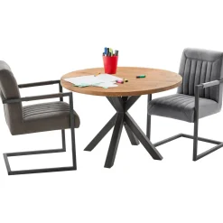 Kindertafel Mesola 70 cm rond mango naturel Woonseries|Bijzettafel
