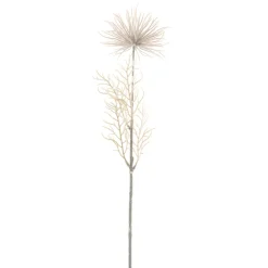 Hot Kunstbloem Varenzo flocked pine bruin Kunstbloemen