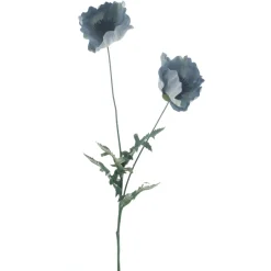 Clearance Kunstbloem Varenzo klaproos lichtblauw Kunstbloemen