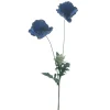 Online Kunstbloem Varenzo klaproos blauw Kunstbloemen