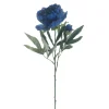 Discount Kunstbloem Varenzo pioenroos blauw Kunstbloemen
