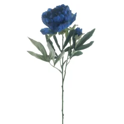 Discount Kunstbloem Varenzo pioenroos blauw Kunstbloemen