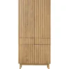 Outlet Opbergkast Arrosto eikenhout 202x90x45 cm light roast Woonseries|Opbergkast