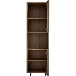 Outlet Opbergkast Calvo 202x060x040 cm bruin Woonseries|Opbergkast