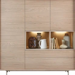 Online Opbergkast Famosa bruin 150x150x45 cm Woonseries|Opbergkast