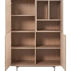 Sale Opbergkast Famosa bruin 136x102x45 cm Woonseries|Opbergkast