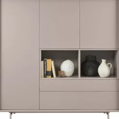 Discount Opbergkast Famosa grijs 150x150x45 cm Woonseries|Opbergkast