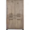 Discount Opbergkast Hevano (102 Cm) eikenhout moose Woonseries|Opbergkast
