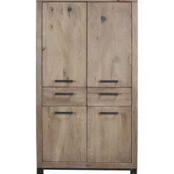 Discount Opbergkast Hevano (102 Cm) eikenhout moose Woonseries|Opbergkast