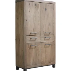Discount Opbergkast Hevano (102 Cm) eikenhout moose Woonseries|Opbergkast