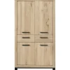 Sale Opbergkast Hevano (102 Cm) eikenhout Woonseries|Opbergkast