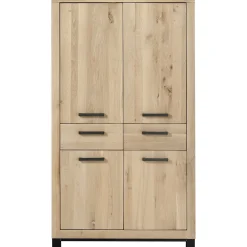 Sale Opbergkast Hevano (102 Cm) eikenhout Woonseries|Opbergkast