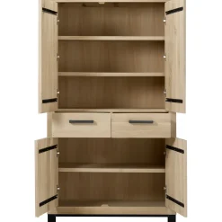 Sale Opbergkast Hevano (102 Cm) eikenhout Woonseries|Opbergkast