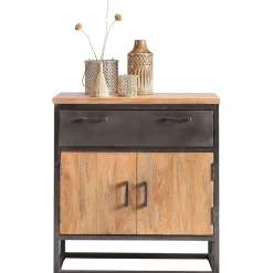 New Opbergkast Mesola (76 Cm) mango natural Woonseries|Opbergkast