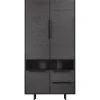 New Opbergkast Nero (190 cm) noir decor Woonseries|Opbergkast