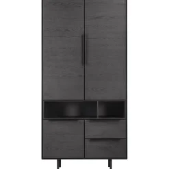 New Opbergkast Nero (190 cm) noir decor Woonseries|Opbergkast