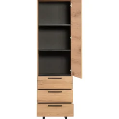 Sale Opbergkast Paranno 197x055x42 cm bruin Woonseries|Opbergkast
