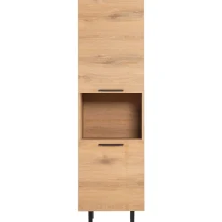 Best Opbergkast Paranno 197x055x42 cm bruin 2 deurs Woonseries|Opbergkast