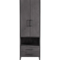 Clearance Opbergkast Piastra 64 cm zwart hoog Woonseries|Opbergkast