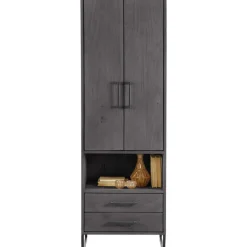 Clearance Opbergkast Piastra 64 cm zwart hoog Woonseries|Opbergkast