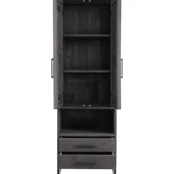 Clearance Opbergkast Piastra 64 cm zwart hoog Woonseries|Opbergkast
