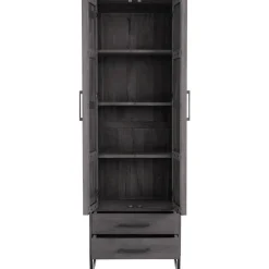 Opbergkast Piastra 64 cm zwart gesloten Woonseries|Opbergkast