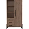 New Opbergkast Ricardi 175x90x45 cm dark mango Woonseries|Opbergkast