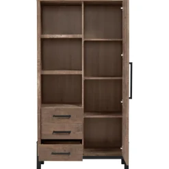 New Opbergkast Ricardi 175x90x45 cm dark mango Woonseries|Opbergkast