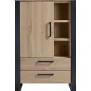 Outlet Opbergkast Verato (100 Cm) naturel grey Woonseries|Opbergkast