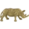 Online Ornament Trissino neushoorn goud Decoratie Beelden