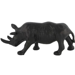 Online Ornament Trissino neushoorn zwart Decoratie Beelden