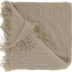 New Plaid Collina 127x152cm latte Plaids|Sierkussens