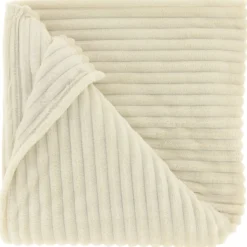 Outlet Plaid Sagno 150x200cm wit Plaids|Sierkussens