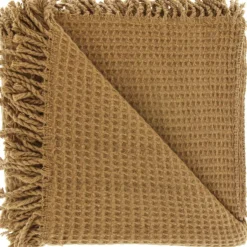 Best Plaid Siziana 150x200cm geel Plaids|Sierkussens