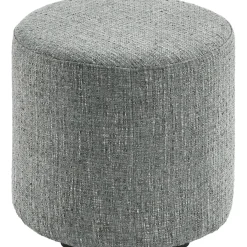 Hot Poef Roby 40 cm donkergrijs rond Poefs En Krukjes